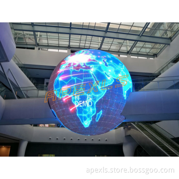 P7.625 2m diameter Indoor sphere led display